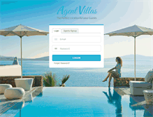 Tablet Screenshot of agentvillas.com